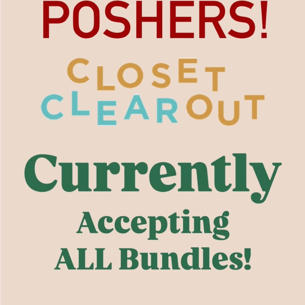 CLOSET CLOSEOUT!!!!
